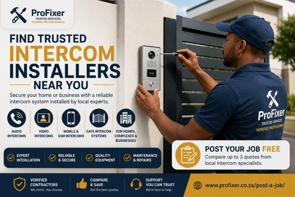 Find trusted intercom installers near you