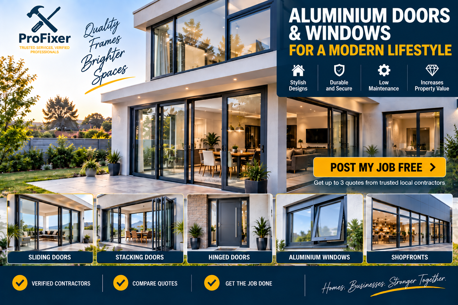 aluminium door and window installers fitting modern aluminium sliding doors windows and entrance systems